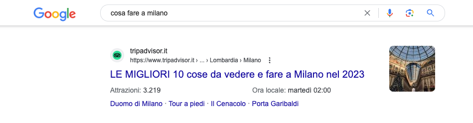serp-cosa-fare-milano